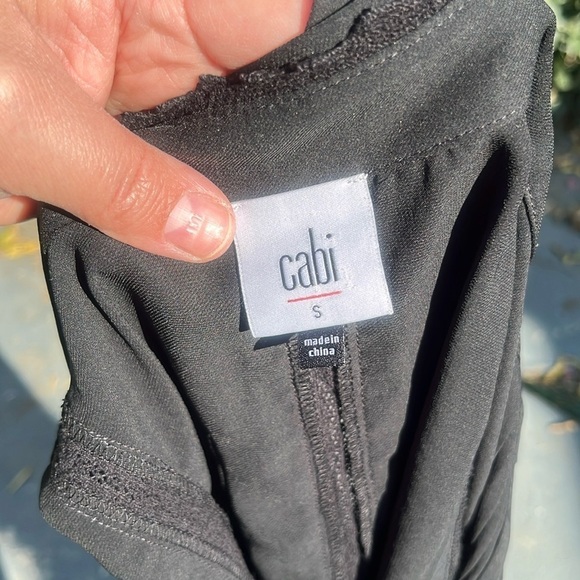 Cabi Black Button Down Top Women’s Size Small Long Sleeve Blouse - Picture 2 of 7